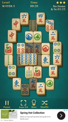 Mahjong Solitaire: Classic android App screenshot 1